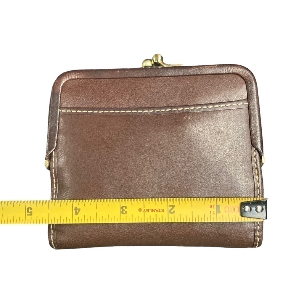 Coach vintage mahagony brown small clutch wallet - Picture 4 of 16